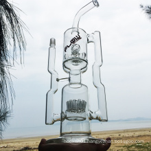 Fantastic Huge Double Recycle Glass Smoking Water Pipes (ES-GB-286)